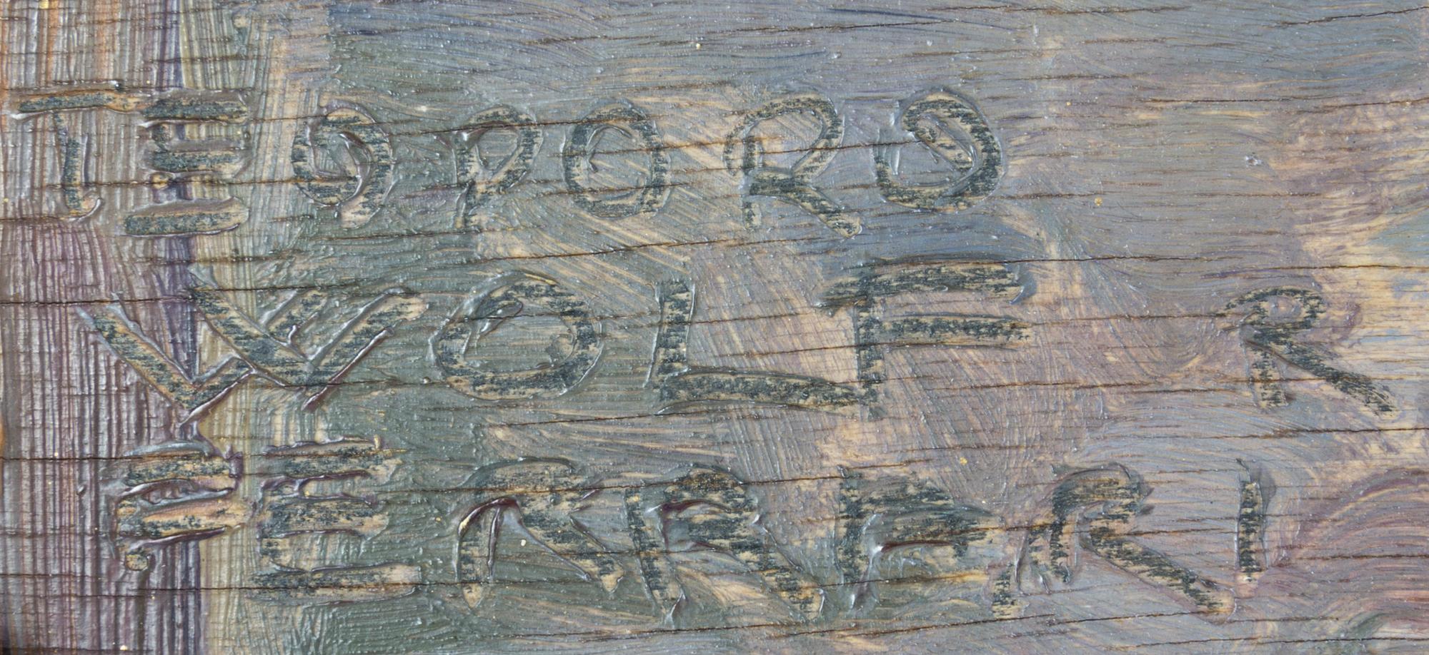 Teodoro Wolf Ferrari, (Italian, 1878-1945), Italian Canal and Villagers