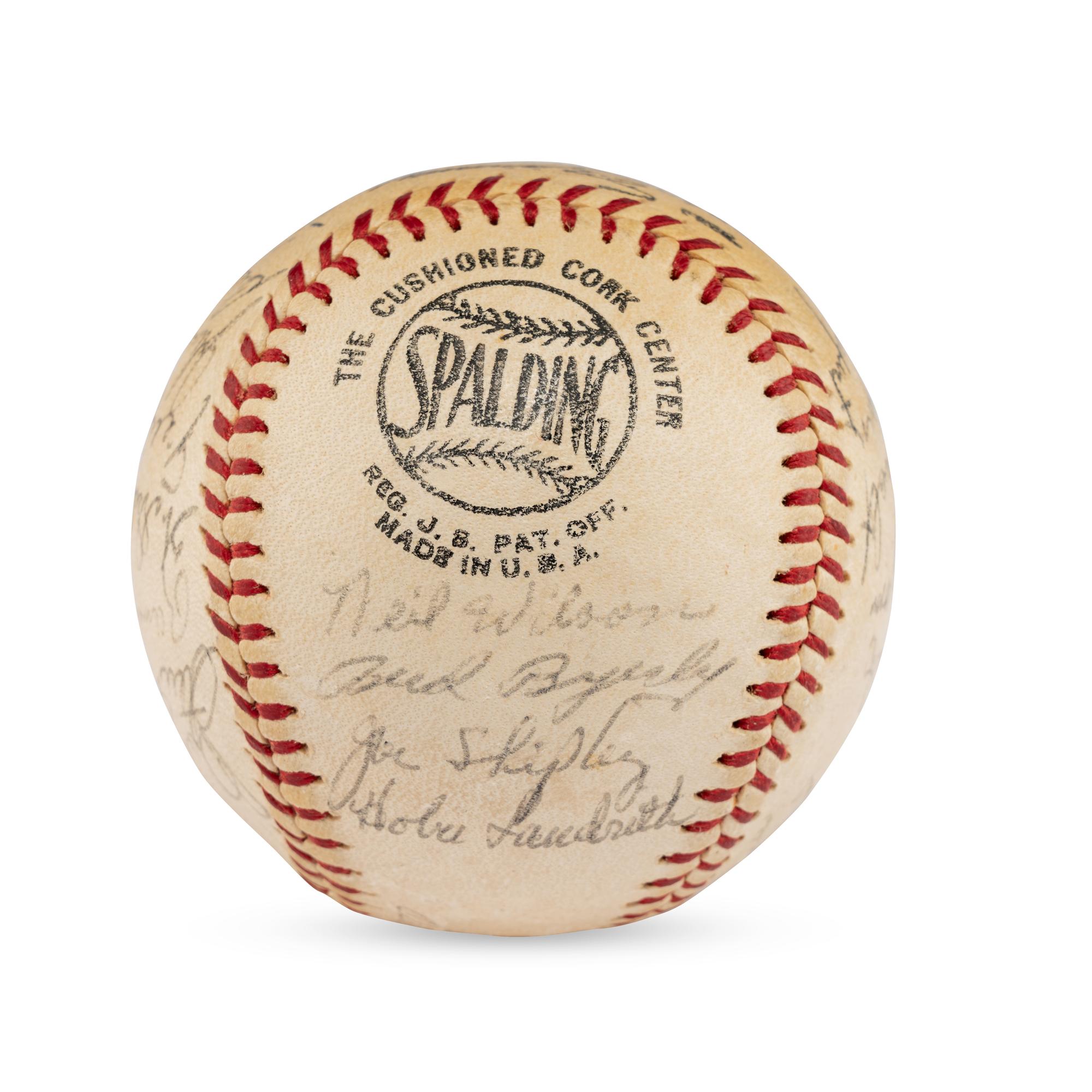 A 1960 San Francisco Giants Team Signed Autograph Baseball