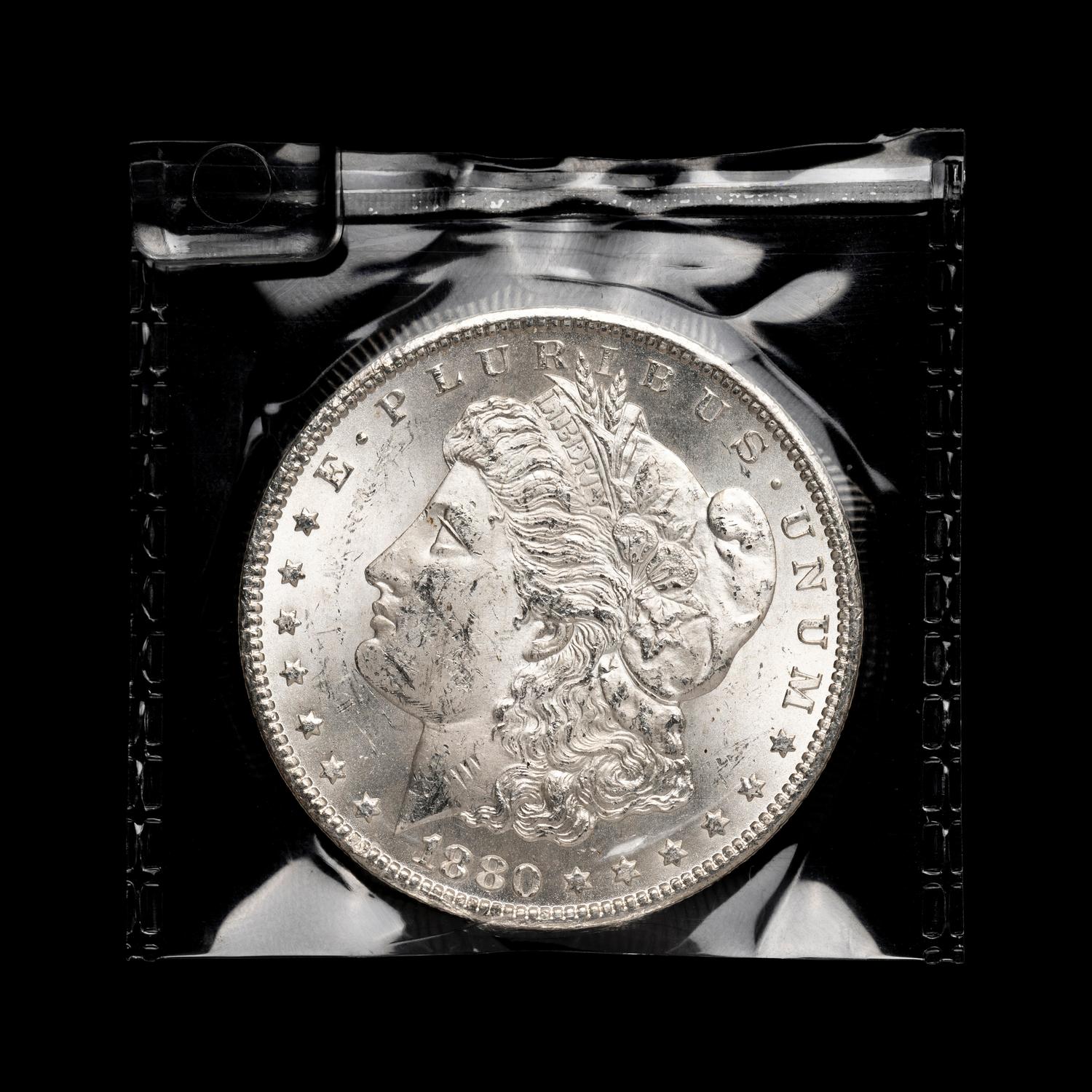 An 1880-CC Morgan $1 Coin