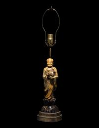 A Chinese Stone Lamp