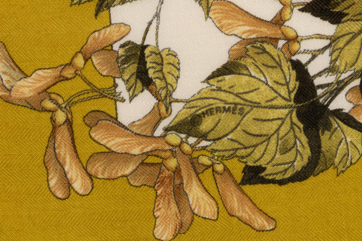 Two Hermès 90cm Cashmere/Silk Scarves