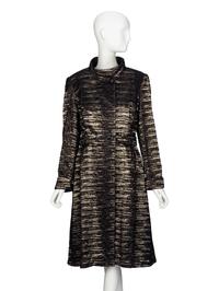 Carolina Herrera, Lamé Tweed Dress Ensemble