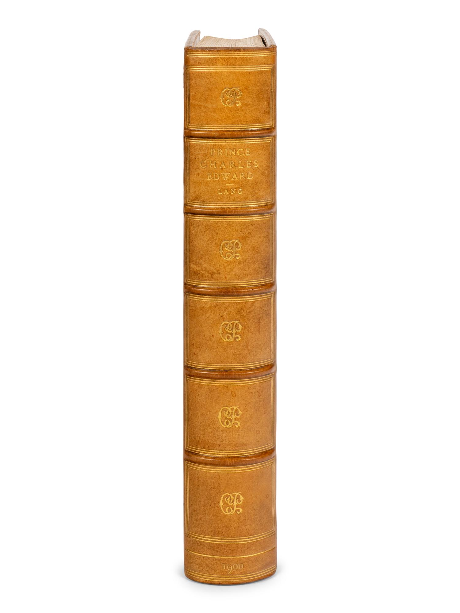 [PRINCE CHARLES EDWARD] -- LANG, Andrew. Prince Charles Edward . London, Paris, New York & Edinburgh: Boupil & Co., 1900.