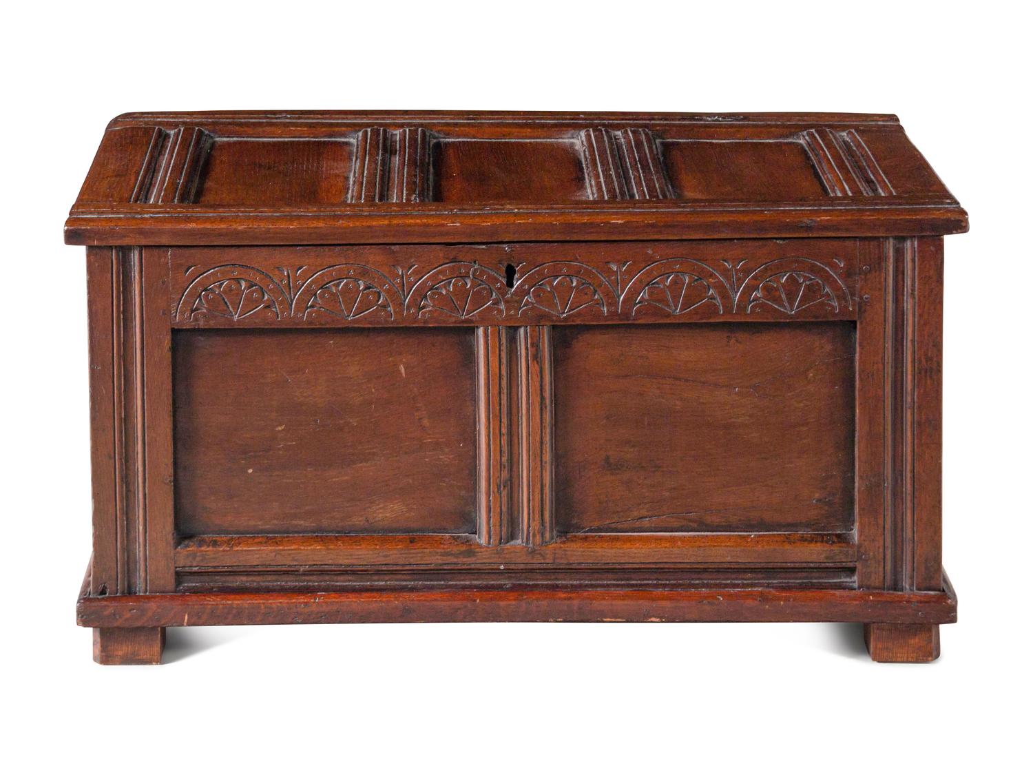 A William and Mary Oak Blanket Chest