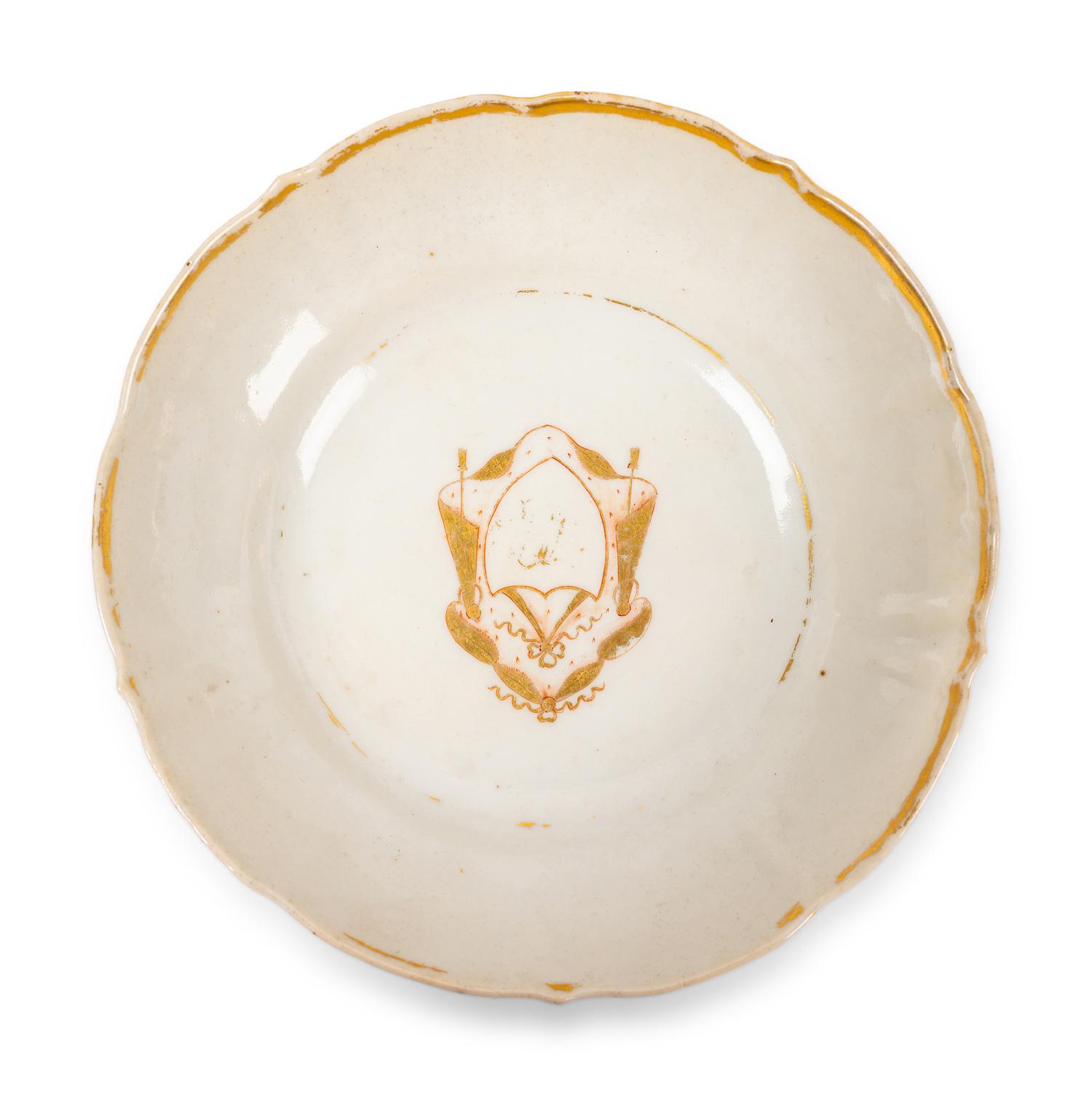 Eight Chinese Export Porcelain Tea Wares