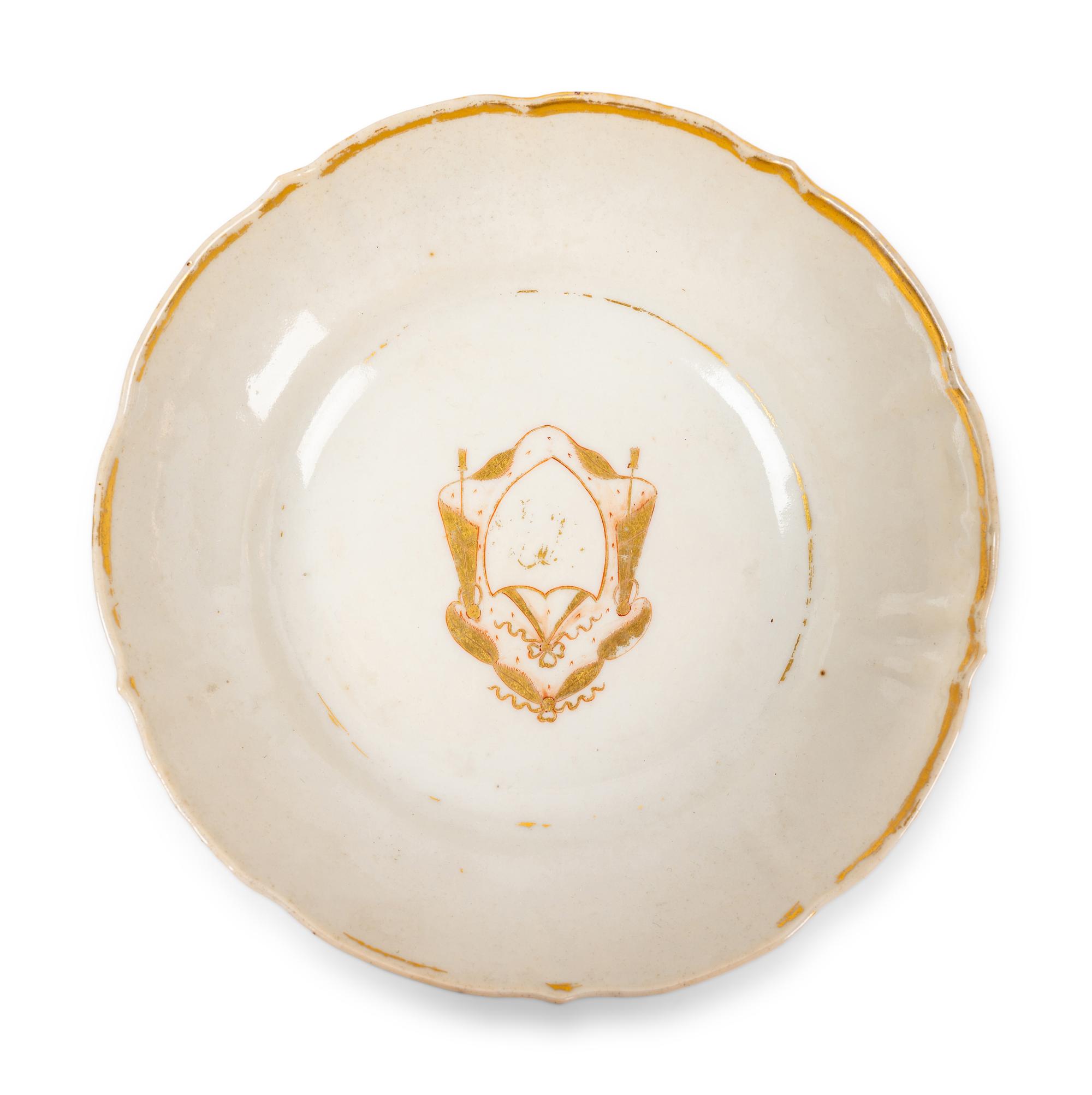 Eight Chinese Export Porcelain Tea Wares