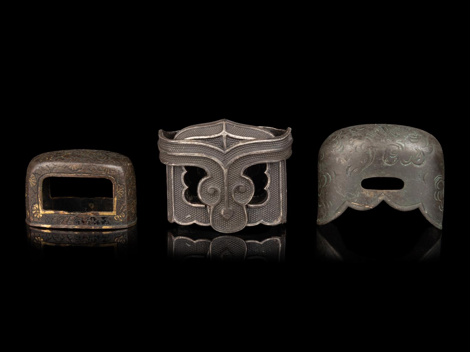Two Bronze Kojiro and A Kashira