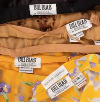 Five Bill Blass Pieces: One Three-Piece Ensemble, Two Embellished Skirts