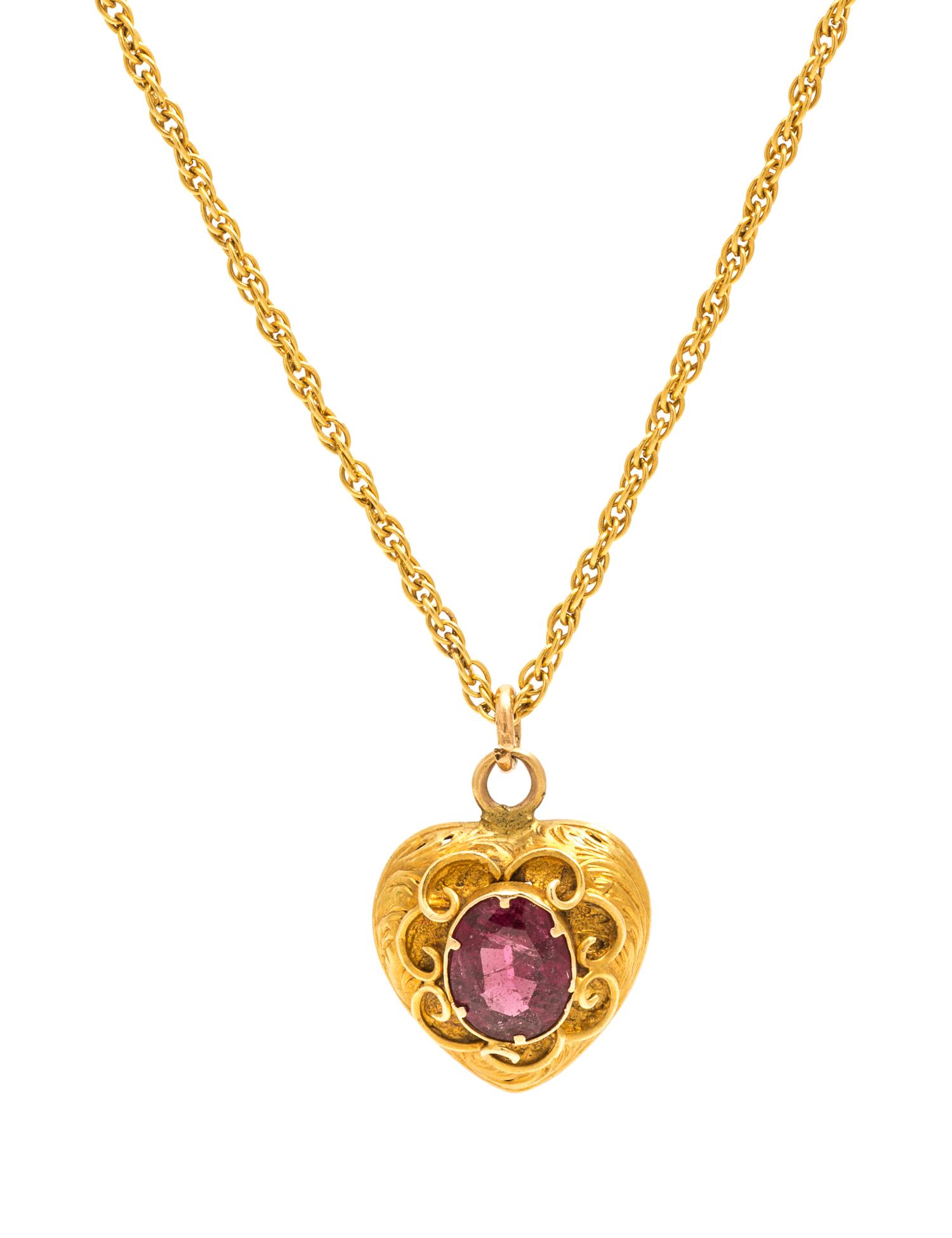 A Collection of Antique Yellow Gold Jewelry, 14.30 dwts.