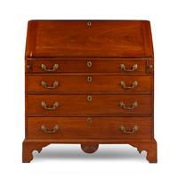 A Chippendale Carved Mahogany Slant-Front Desk
