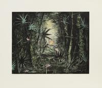 John Alexander, (American, b. 1945), Heart of Darkness, Sabine Pass, Chauncy's Garden, and Honky Tonk Moon, 1990 (four works)