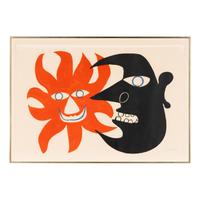 Alexander Calder (American, 1898–1976) — Black Moon and Red Sun, ca. 1970