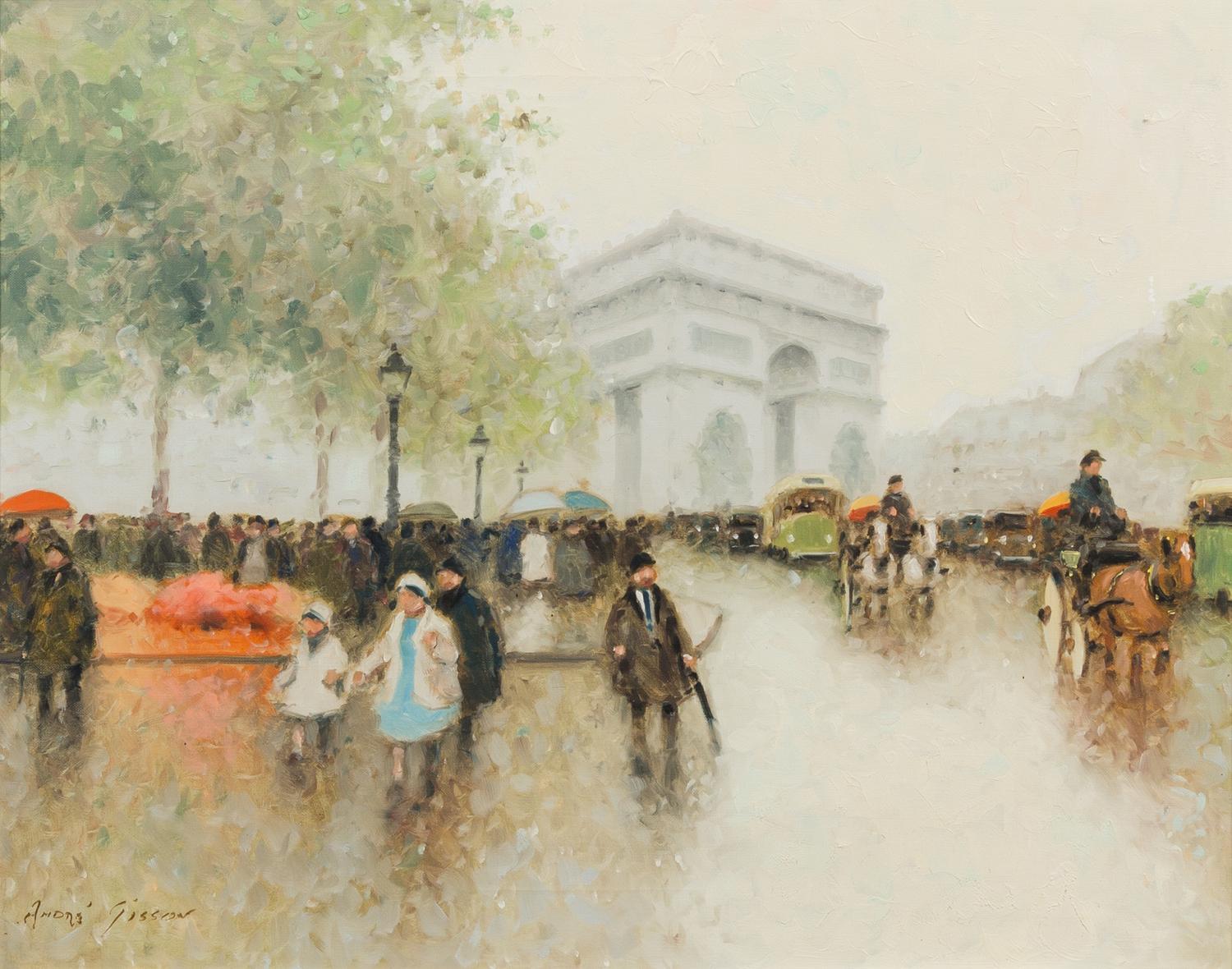 Andre Gisson, (American, 1921-2003), Arc de triomphe