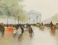 Andre Gisson, (American, 1921-2003), Arc de triomphe