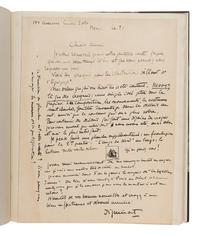 [Artist Book]. Dignimont, Andre (1891-1865), artist. -- Mac Orlan, Pierre (1882-1970). Le Chant de l'equipage . Paris: Les Arts et Le Livre, 1926.