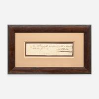 [Declaration of Independence] [New Jersey] Stockton, Richard Autograph Note, signed