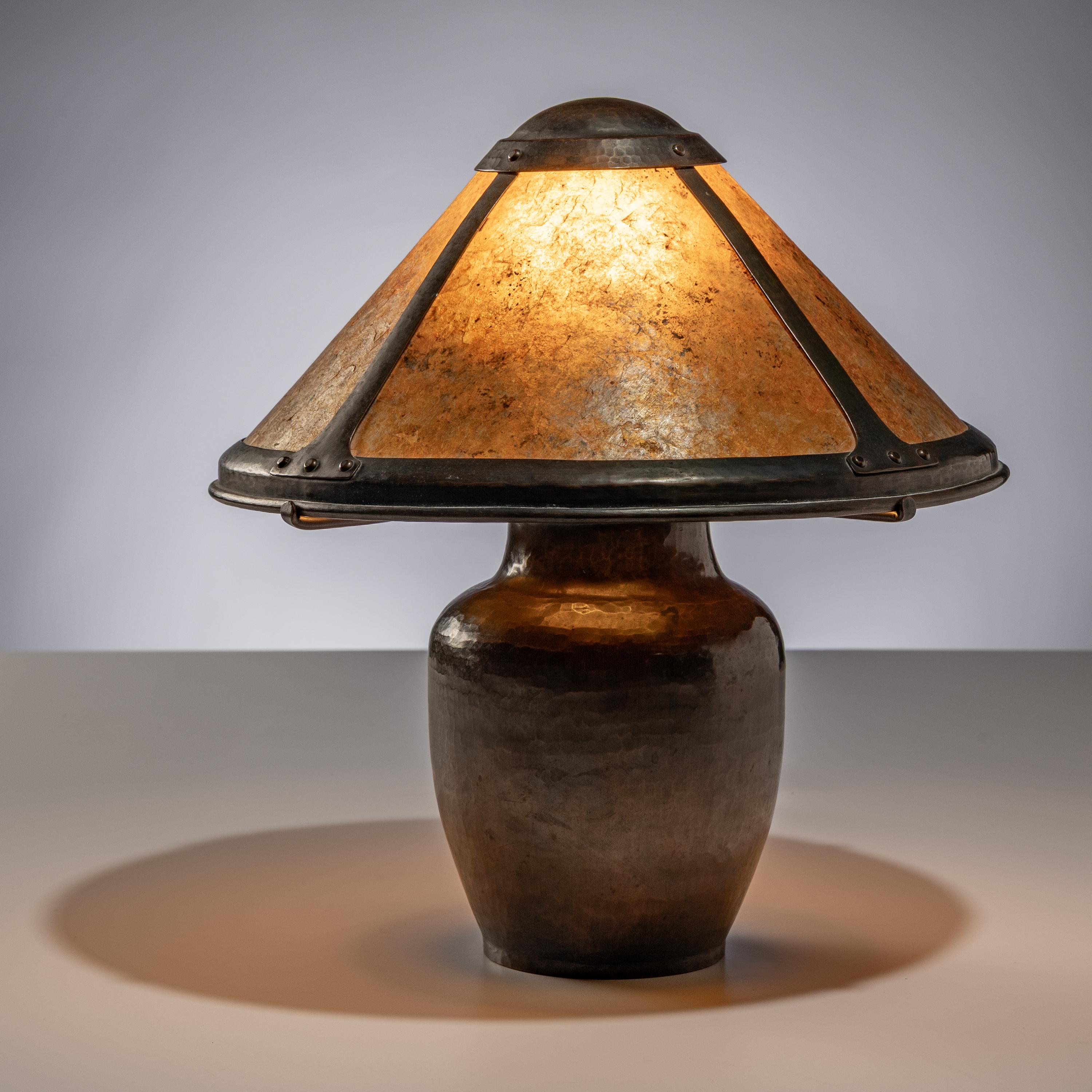 Dirk van Erp (Dutch American, 1862–1933) — Table Lamp, c. 1911