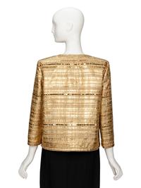 Chanel, Gold Fantasy Tweed Cardigan Jacket