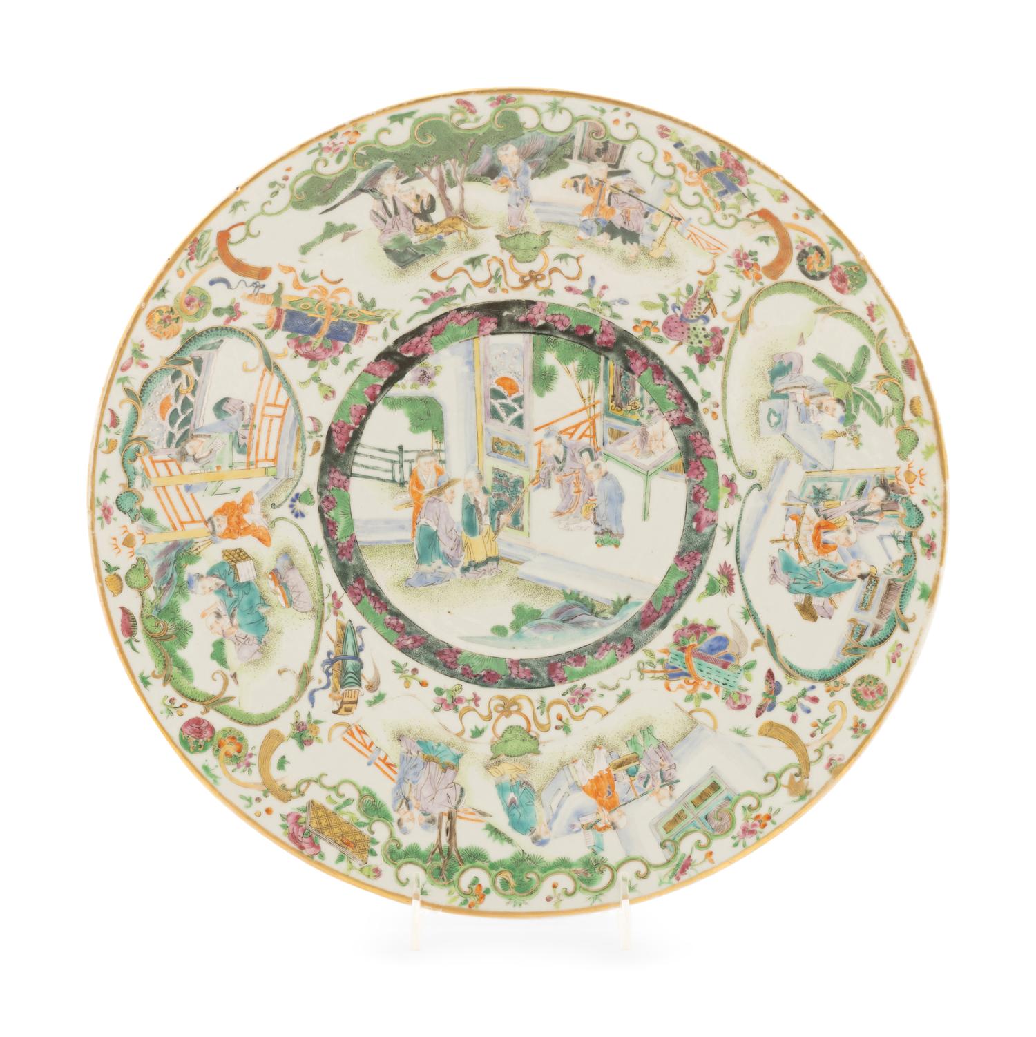 A Chinese Export Famille Rose Porcelain Charger