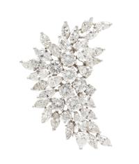 A Platinum and Diamond Spray Brooch, 7.80 dwts.