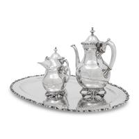 A Mexican Silver Four-Piece Tea Service