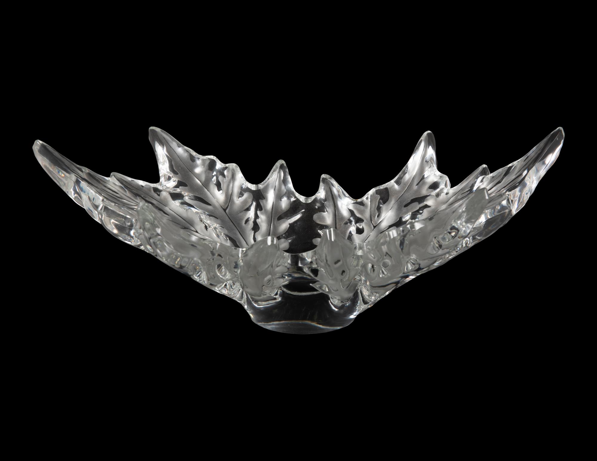 A Lalique Champs Elysées Bowl