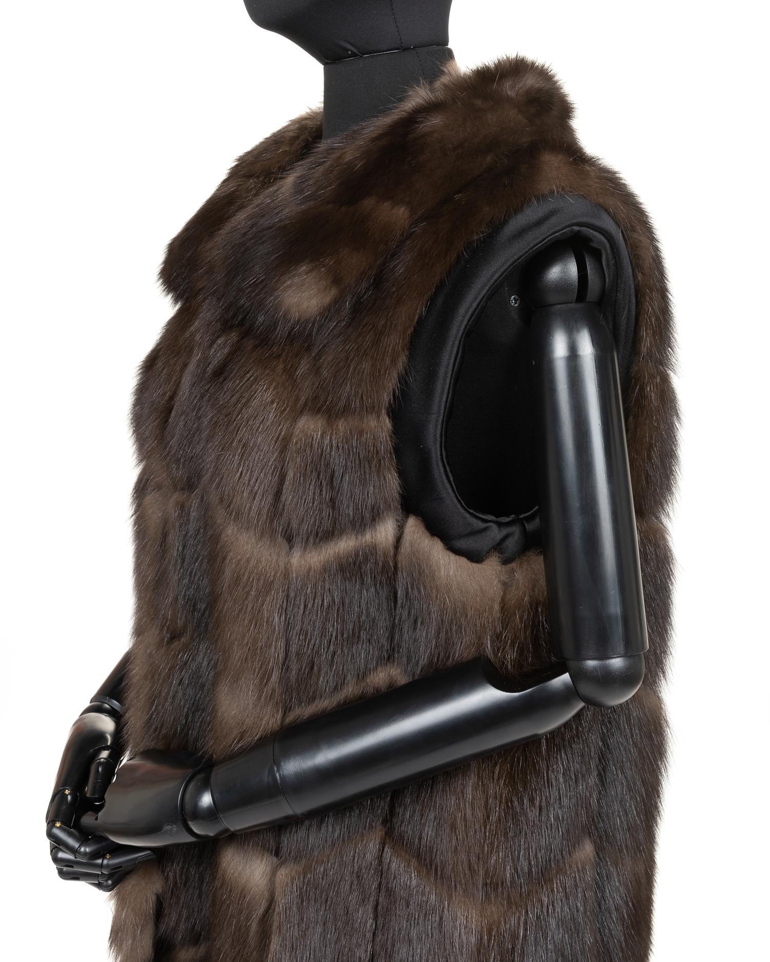 J. Mendel Sable Fur Vest