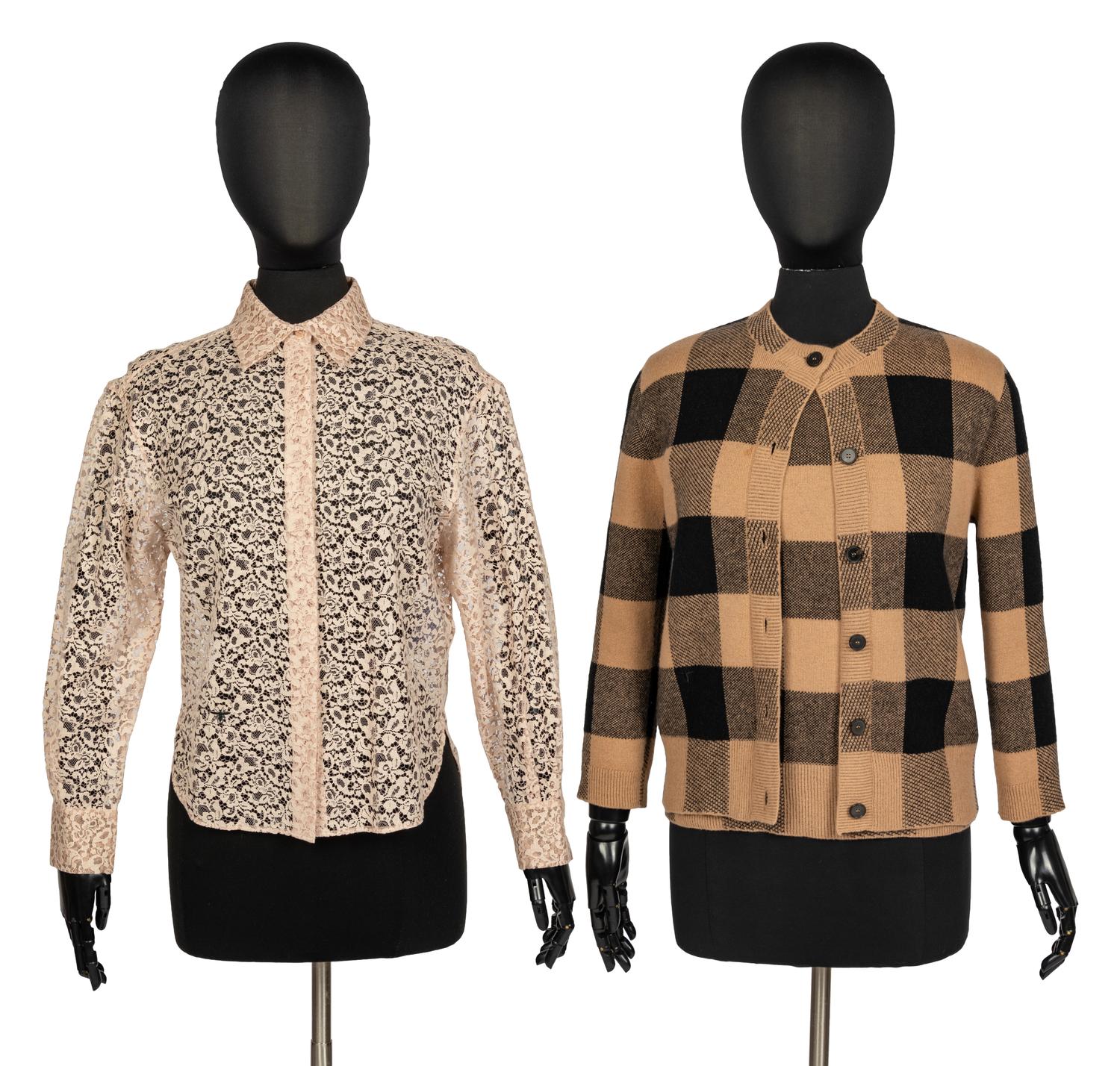 Three Dior Items: One Twinset & One Blouse, 2018-19