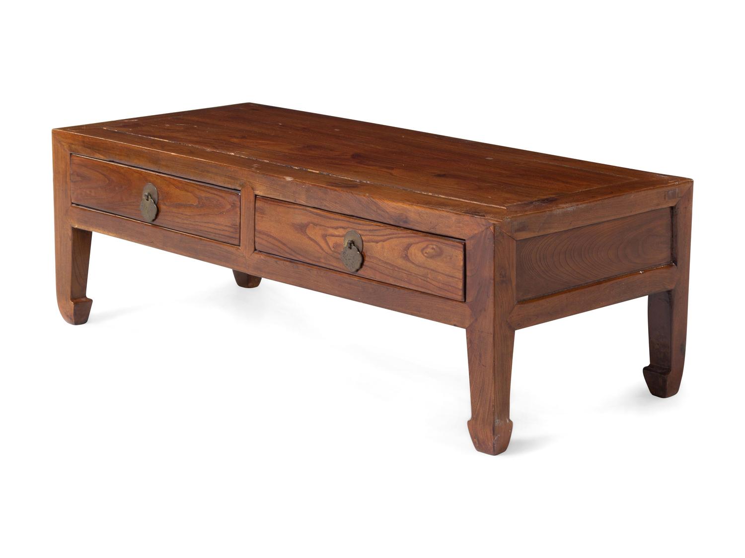 A Chinese Hardwood Low Table