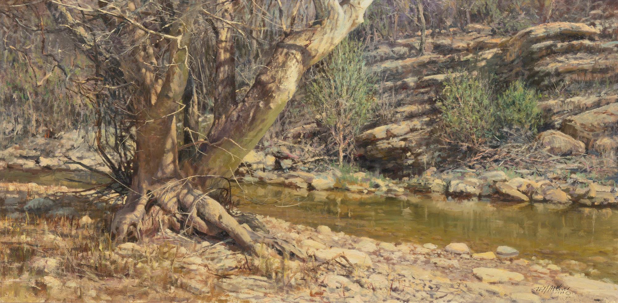 William Atkins, (American, 1926–1995), Wooded Creek, 1979