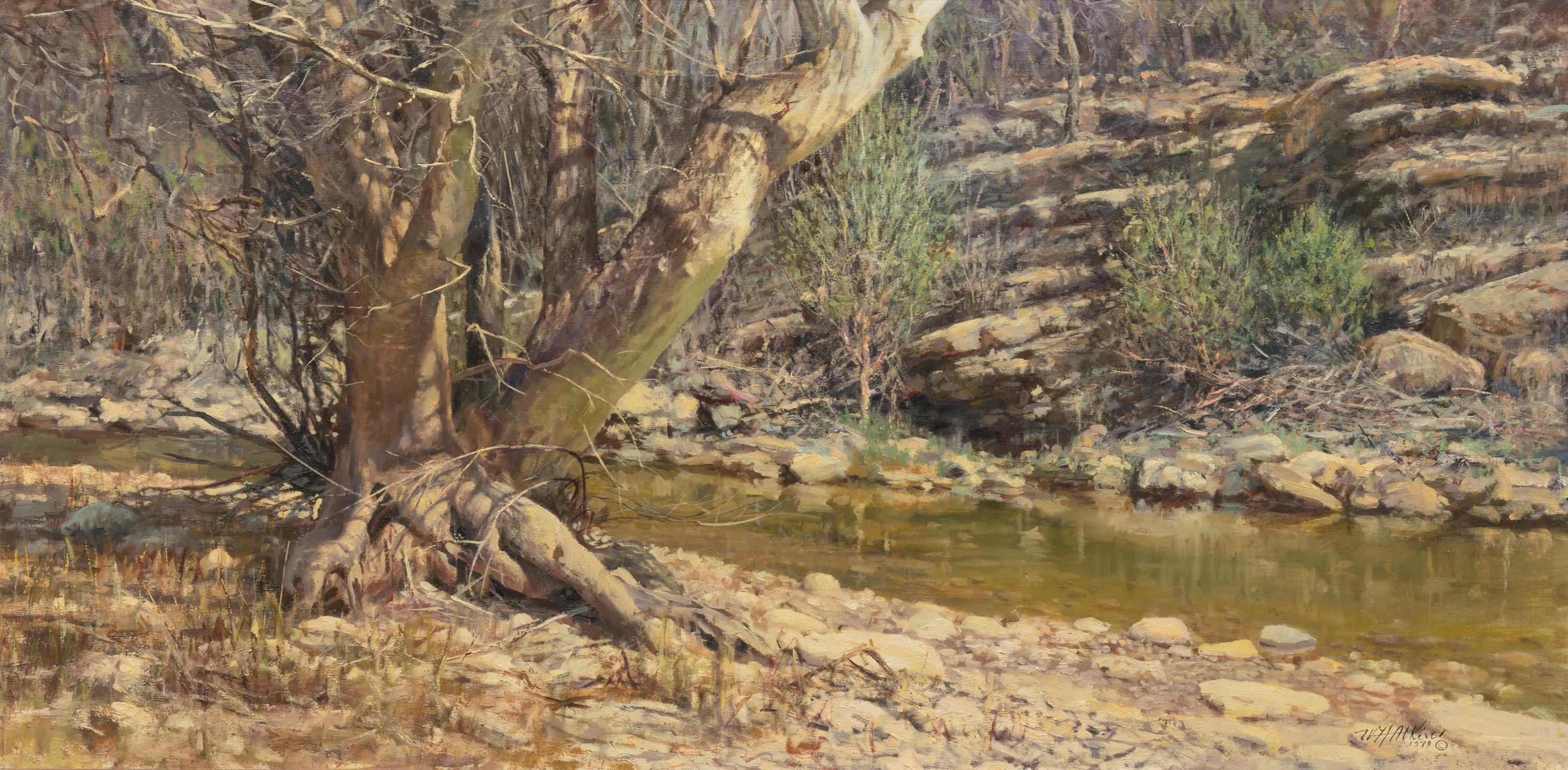 William Atkins, (American, 1926–1995), Wooded Creek, 1979