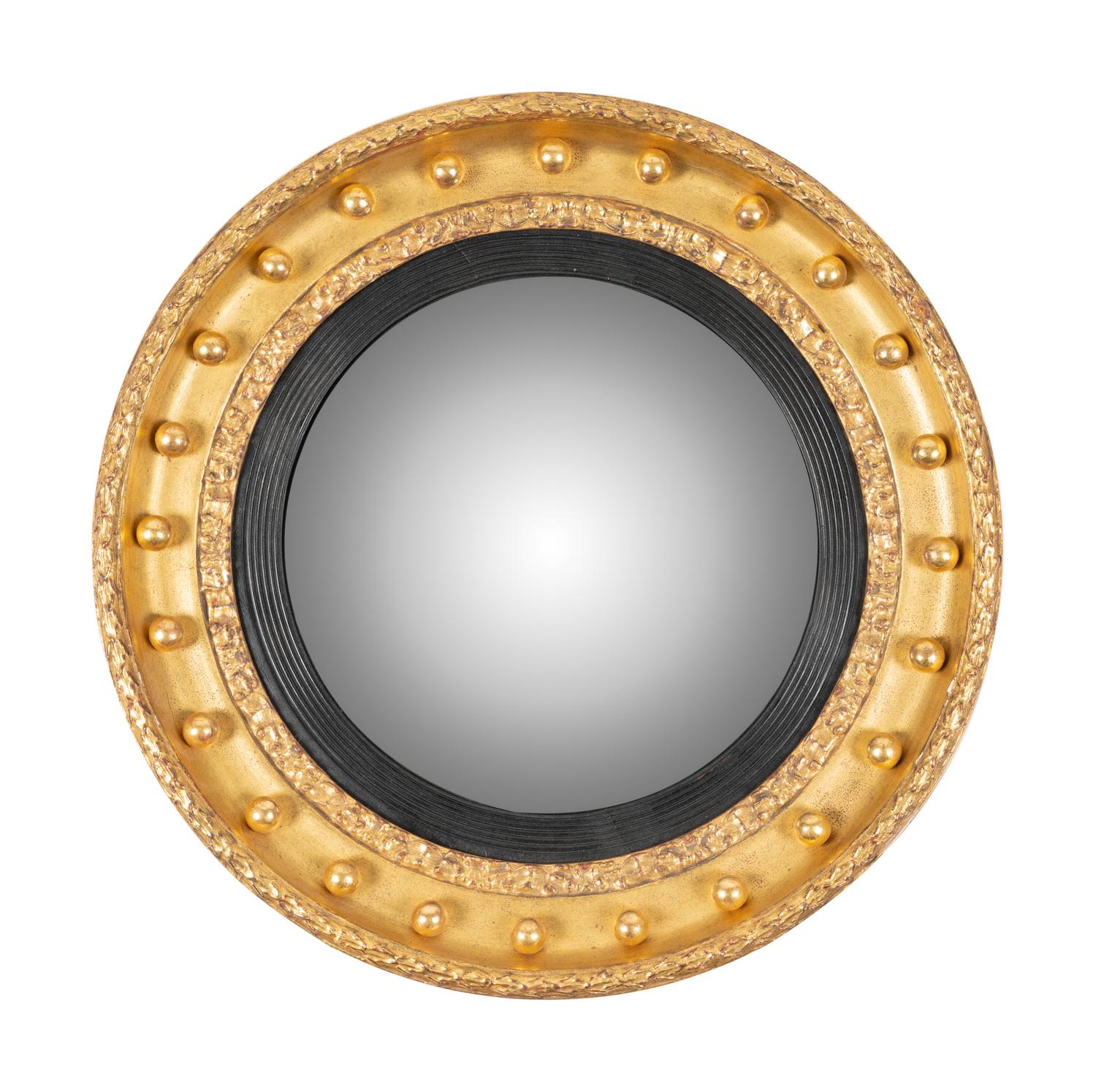 A Federal Style Bull's Eye Mirror