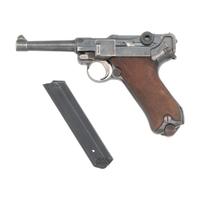 **WWI Era 1916 Dated DWM Luger with Non-Matching Holster