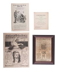 [SCIENCE & MEDICINE]. A group of publications, advertisements, and ephemera related to liquor, gambling, hypnotism, and patent medicines.