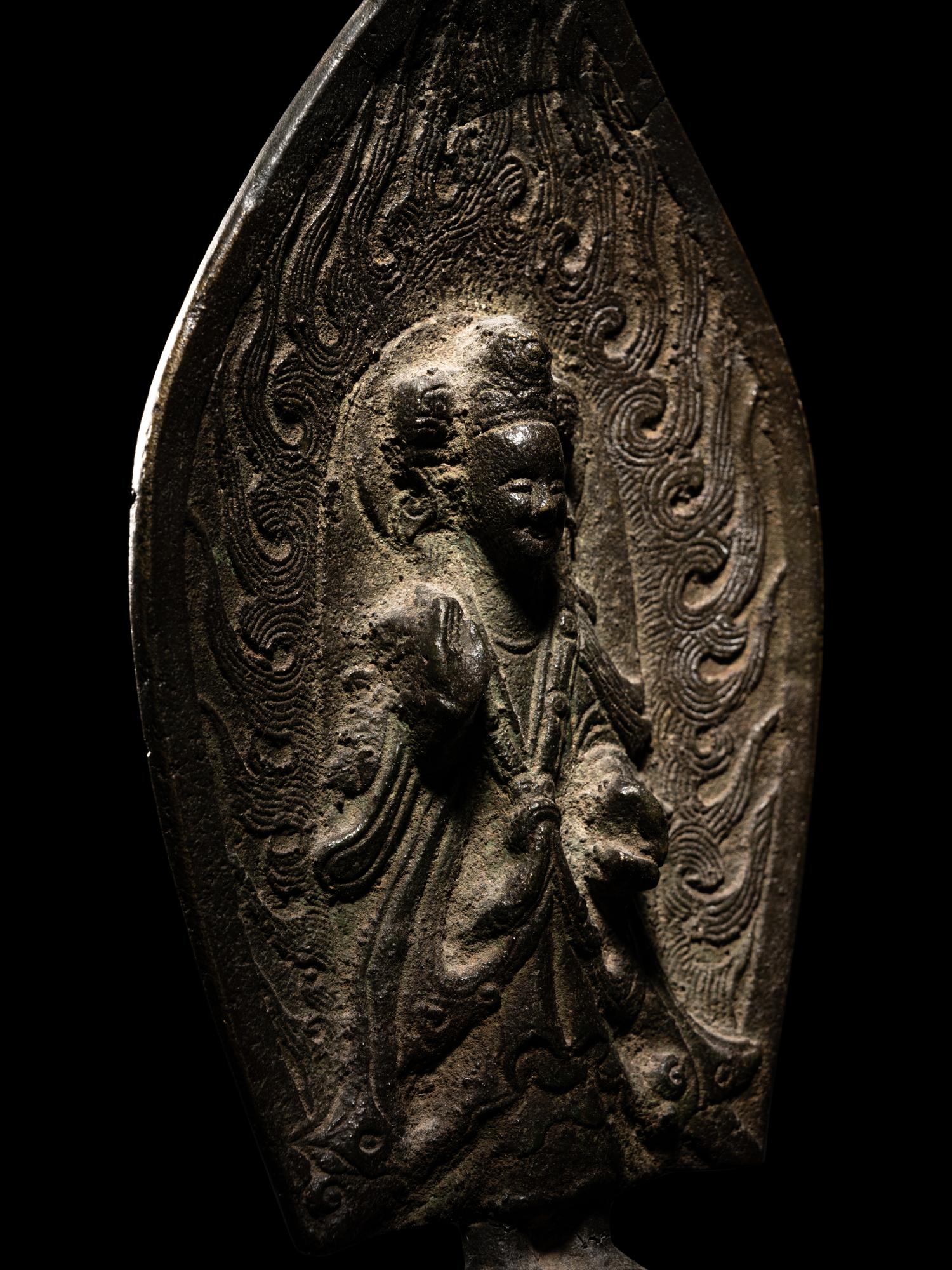 A Bronze Votive Figure of Buddha