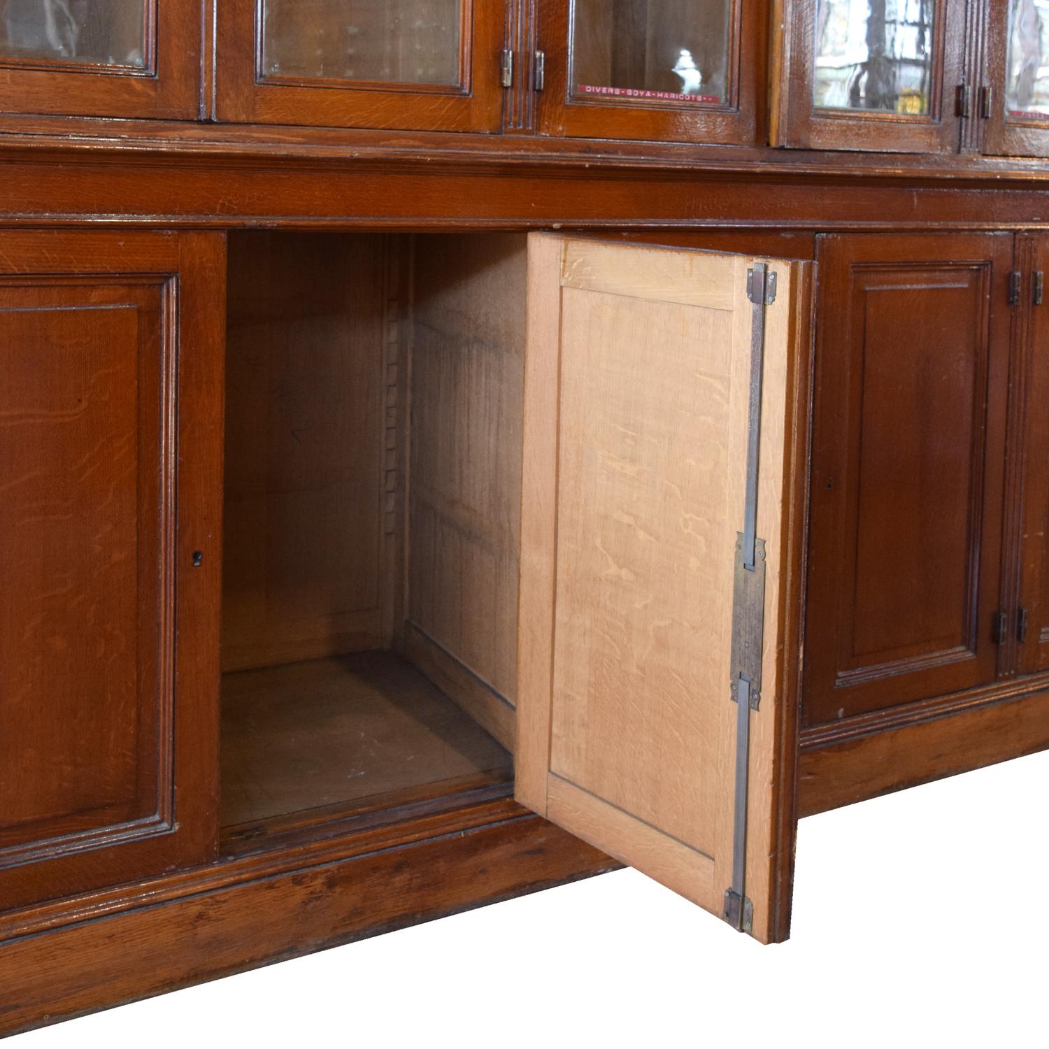 An Oak Display Cabinet, France, Circa 1900,