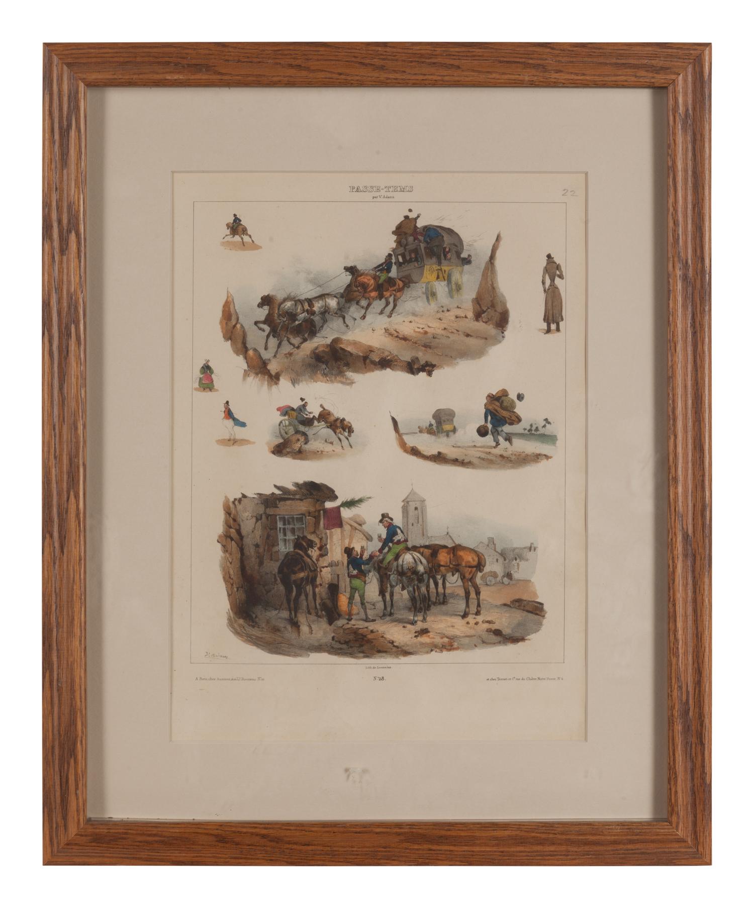 Seventeen French Lithographs