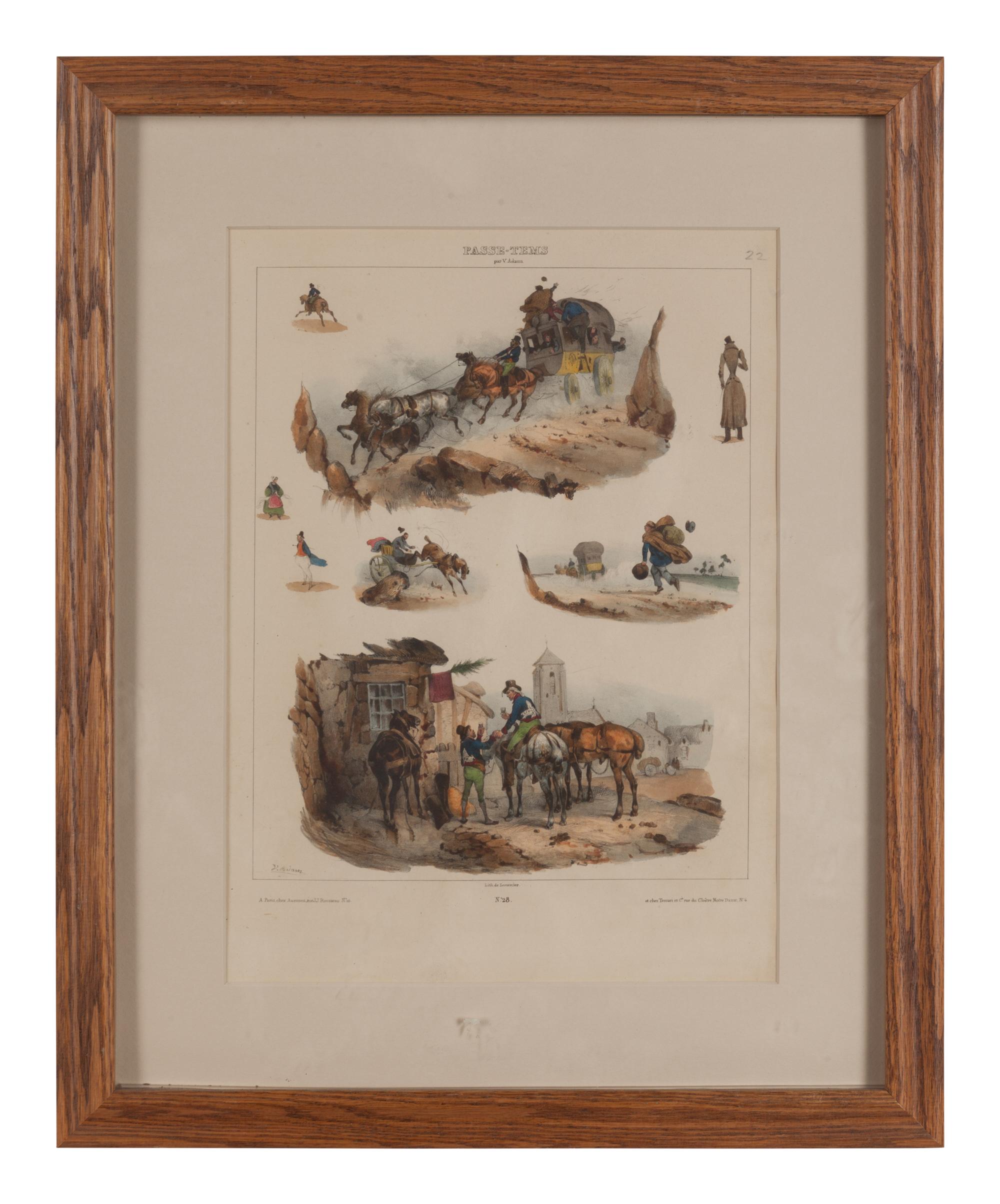 Seventeen French Lithographs