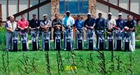 A 2004 Chrysler Golf Shootout Chicago Sports Stars Multi Signed Autograph Photo Including Michael Jordan (Beckett Authentication Services)