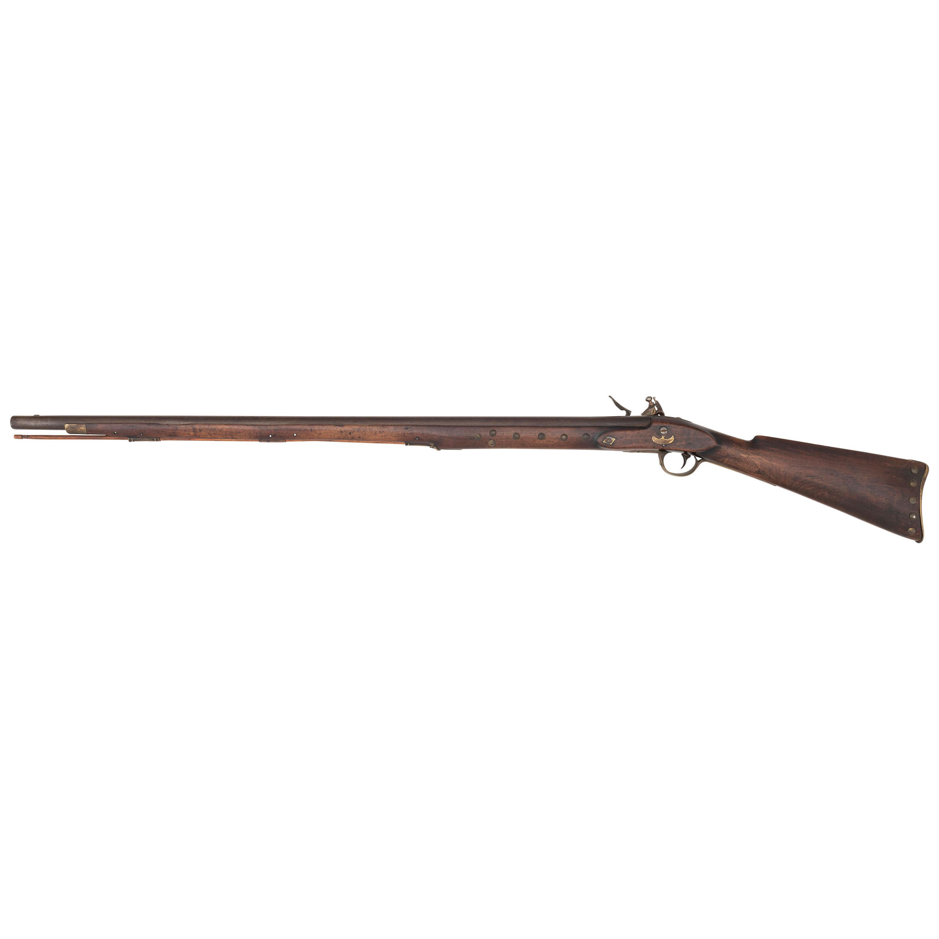 Reconverted Flintlock Tack Decorated Trade Gun