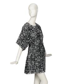 CHANEL, PRINTED TERRY MINI DRESS