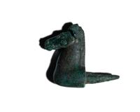A Greek Bronze Horse Protome