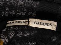 Galanos, Black Lace Hat