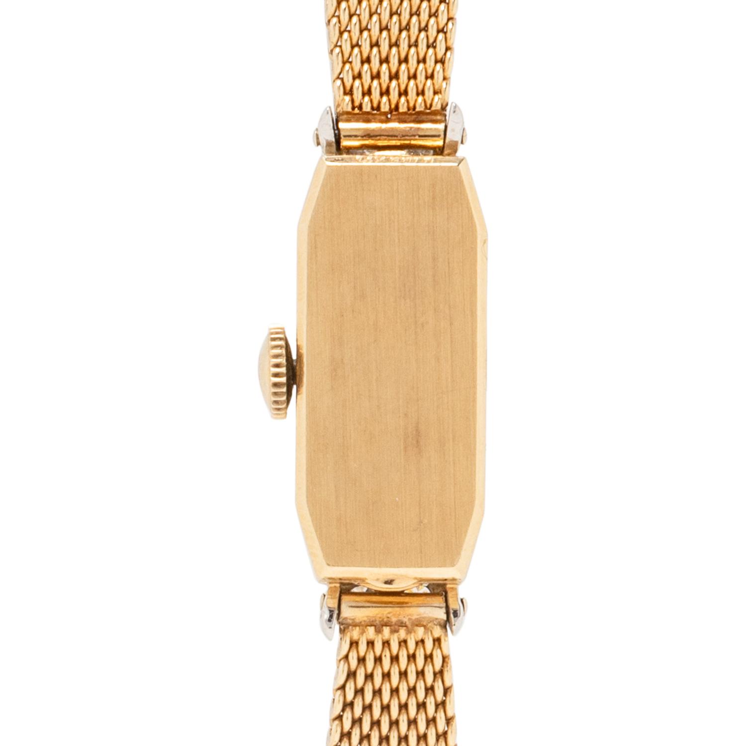 GLYCINE, YELLOW GOLD AND DIAMOND WATCH