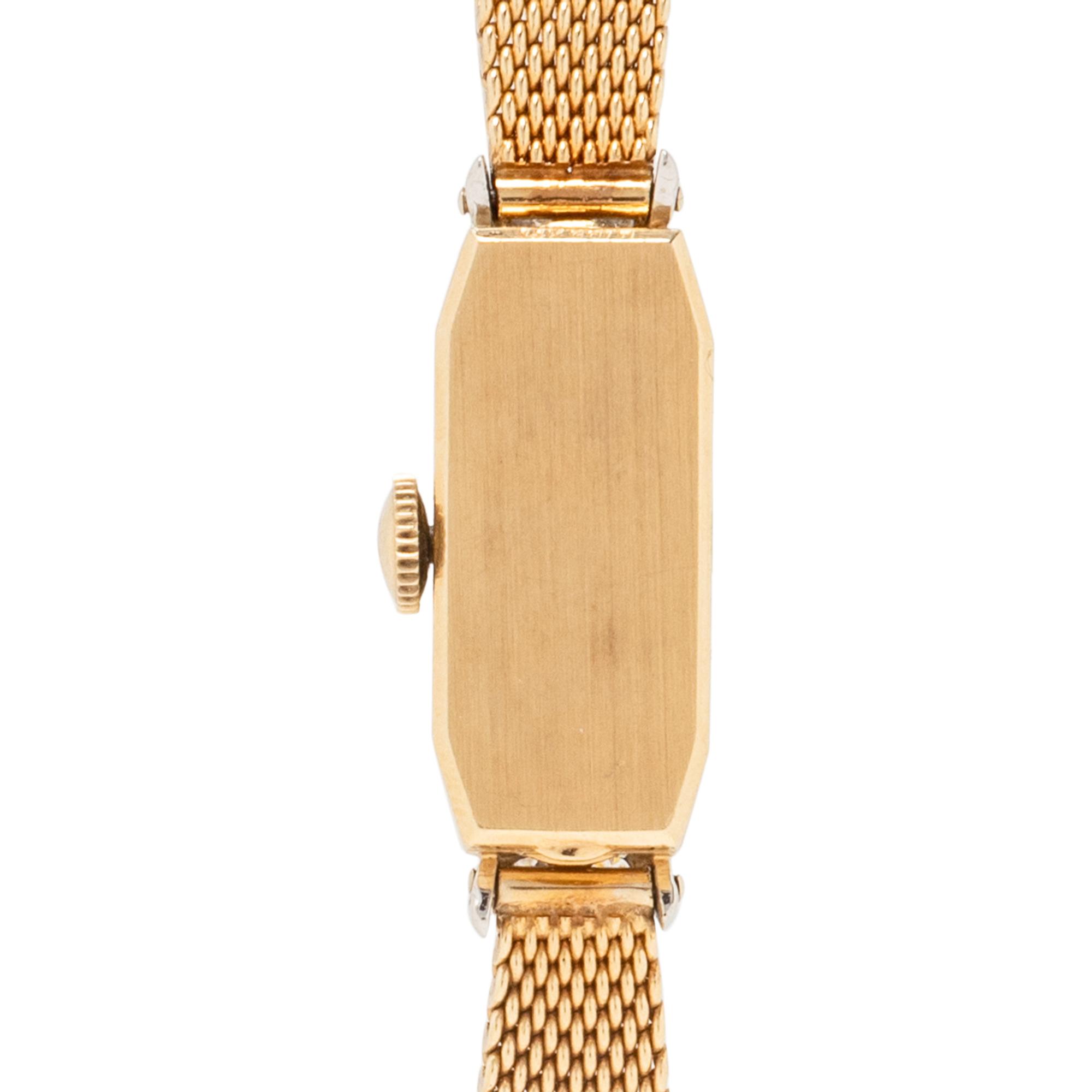 GLYCINE, YELLOW GOLD AND DIAMOND WATCH