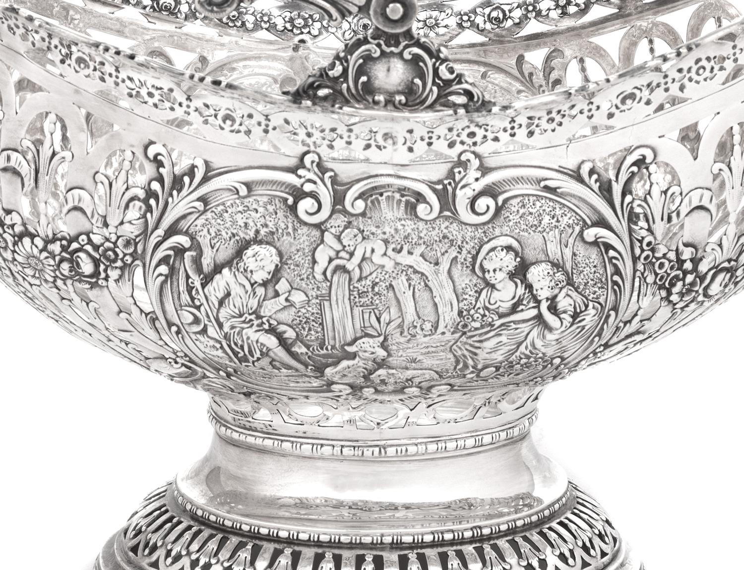 A German Silver Basket