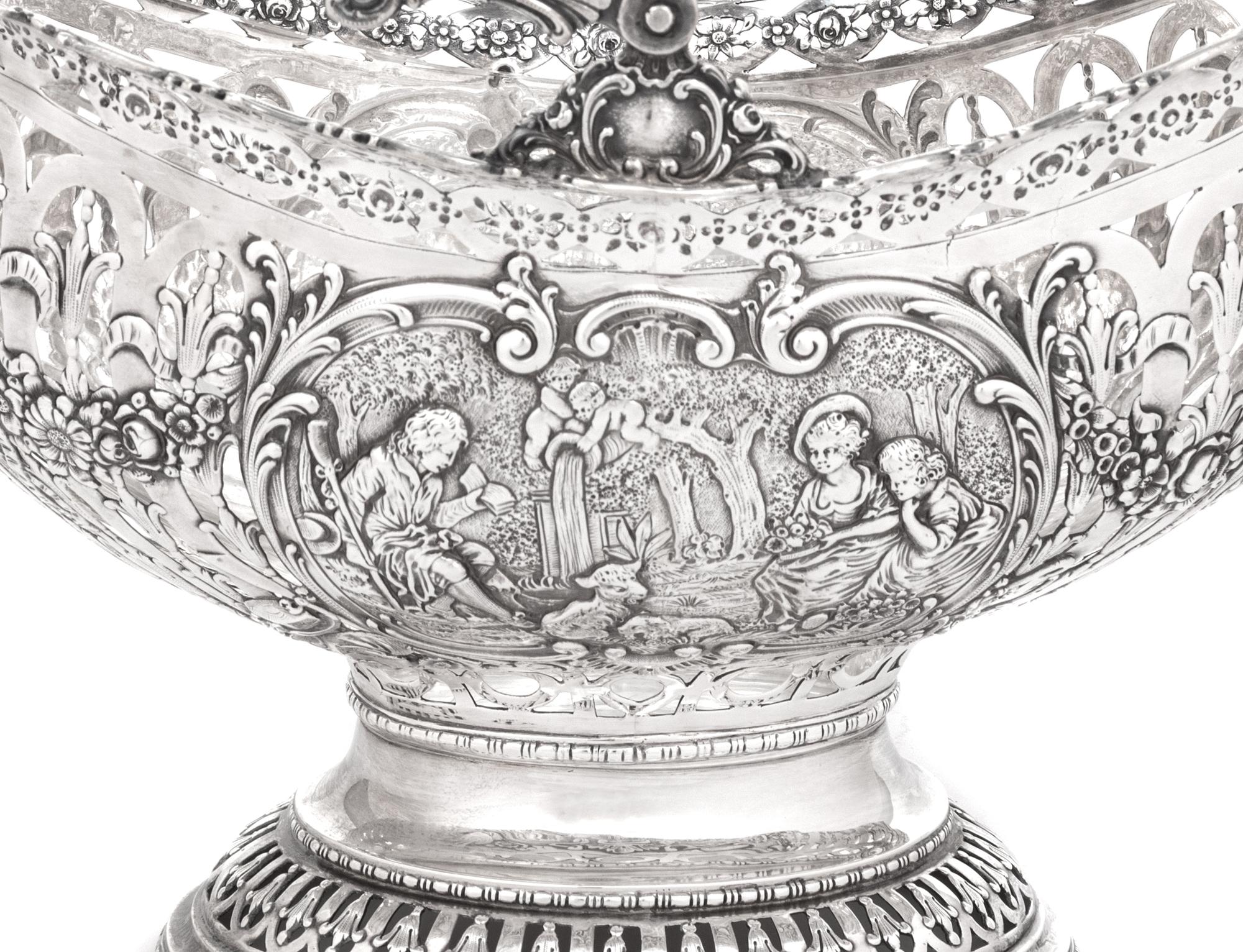 A German Silver Basket