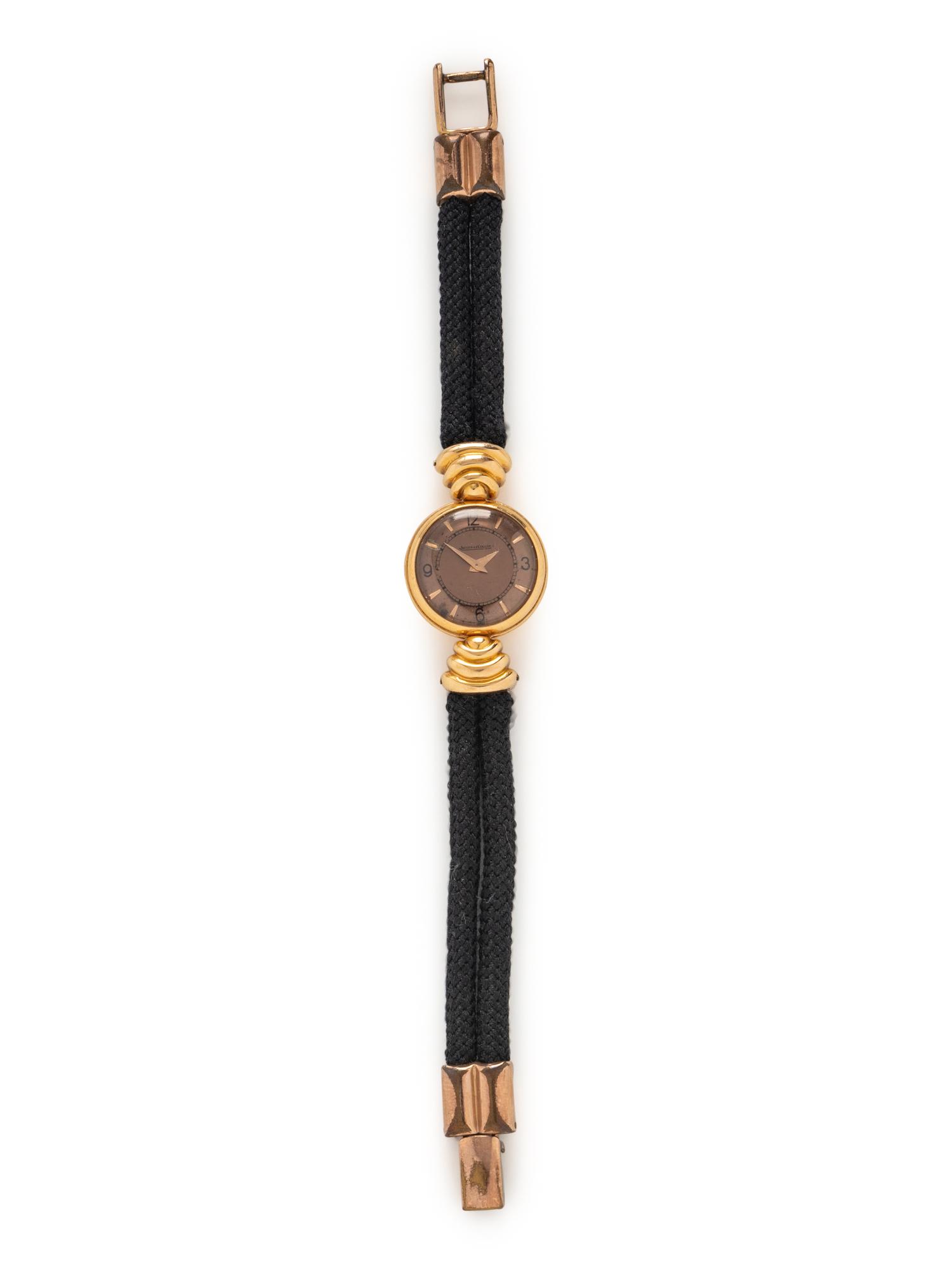 JAEGER-LECOULTRE, YELLOW GOLD WATCH