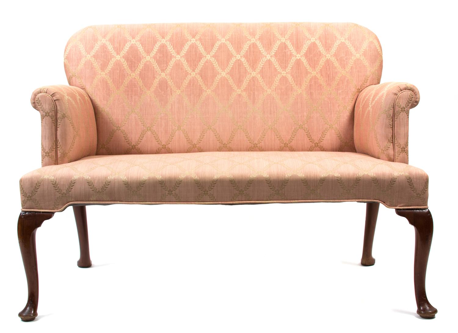 A George I Style Mahogany Love Seat — 20TH CENTURY