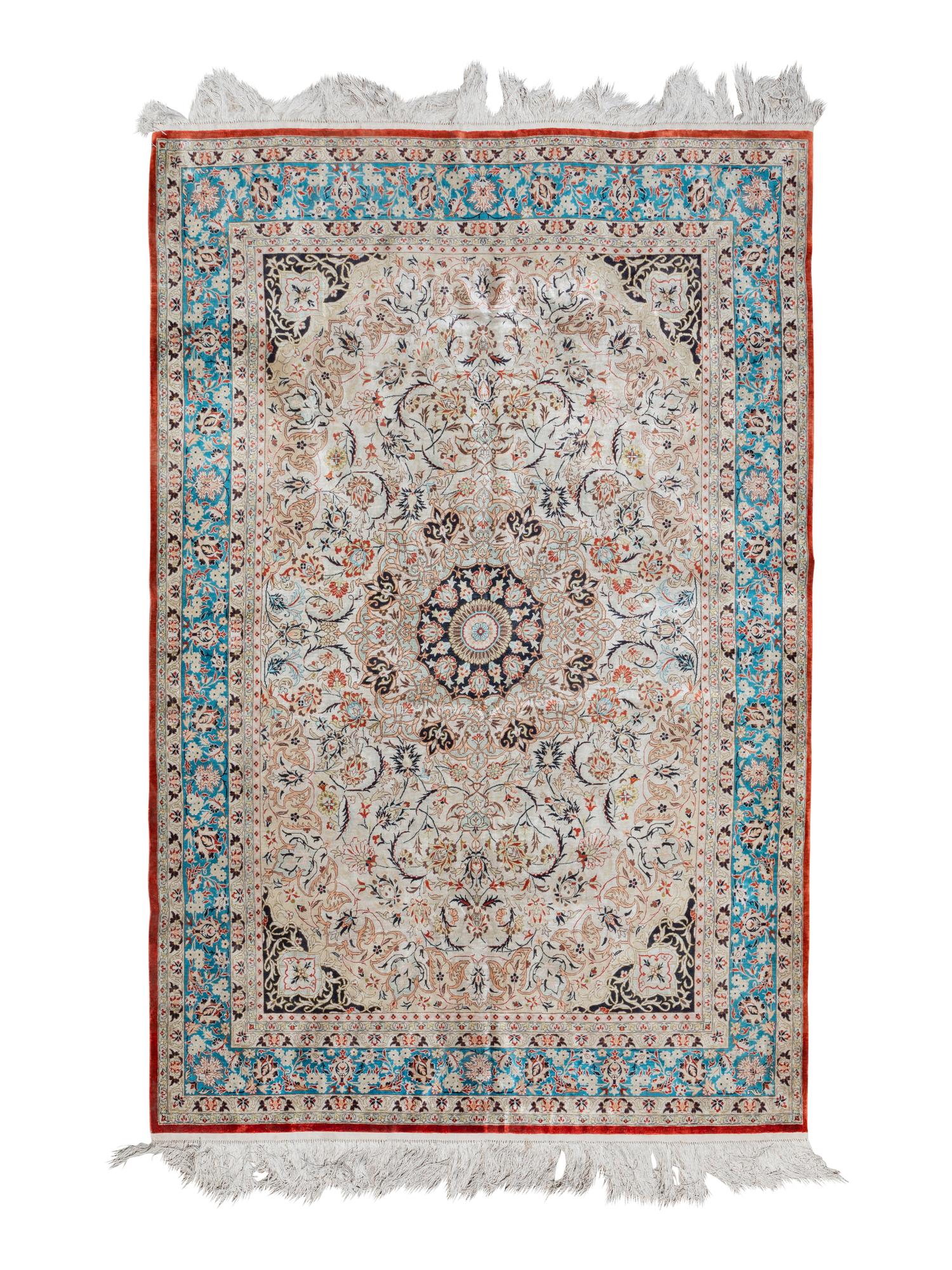 A Persian Silk Rug